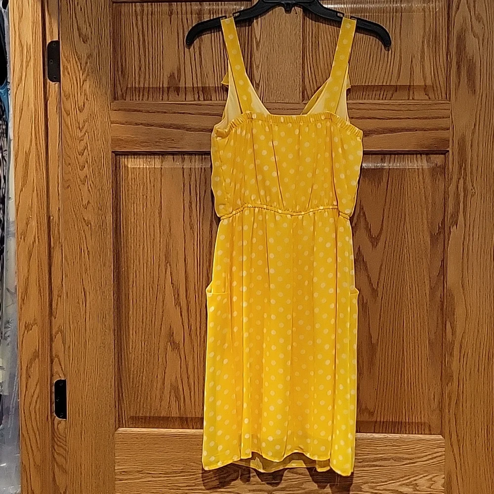 Yello Polka-dot Dress - Picture 3 of 6